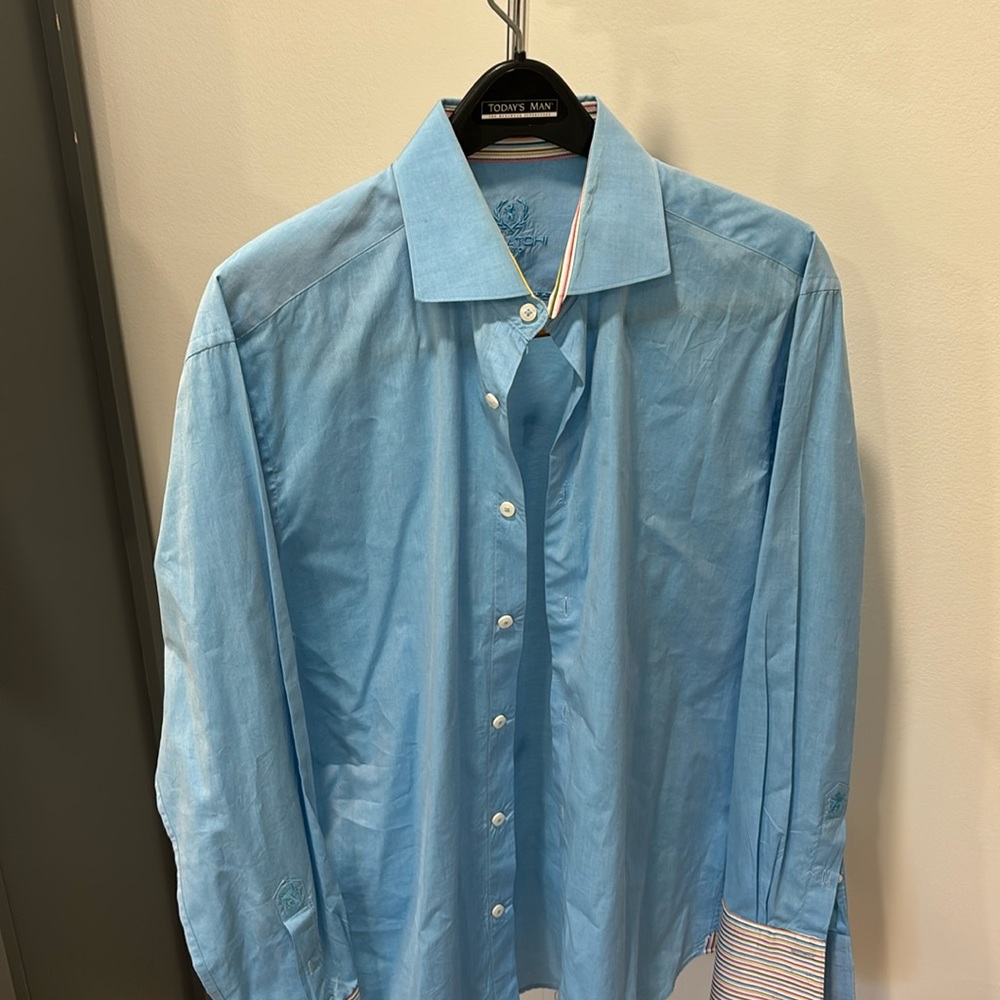 Bugatchi Mens Dress Shirt French Cuff